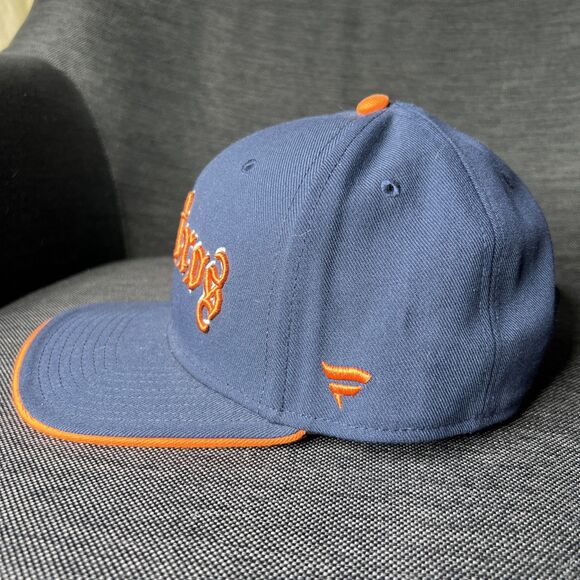 Houston Astros Fanatics SnapBack Hat Cap Blue Script Embroidered MLB Baseball - Picture 2 of 11